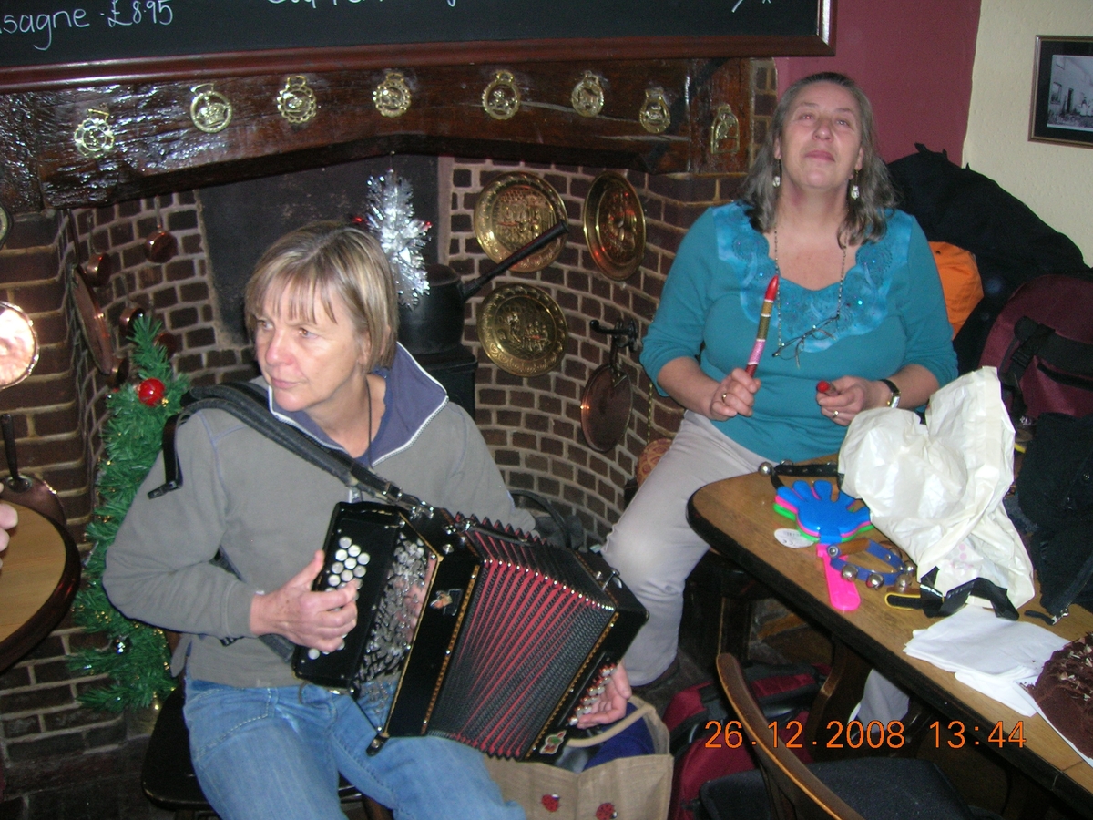Music in the pub after the play